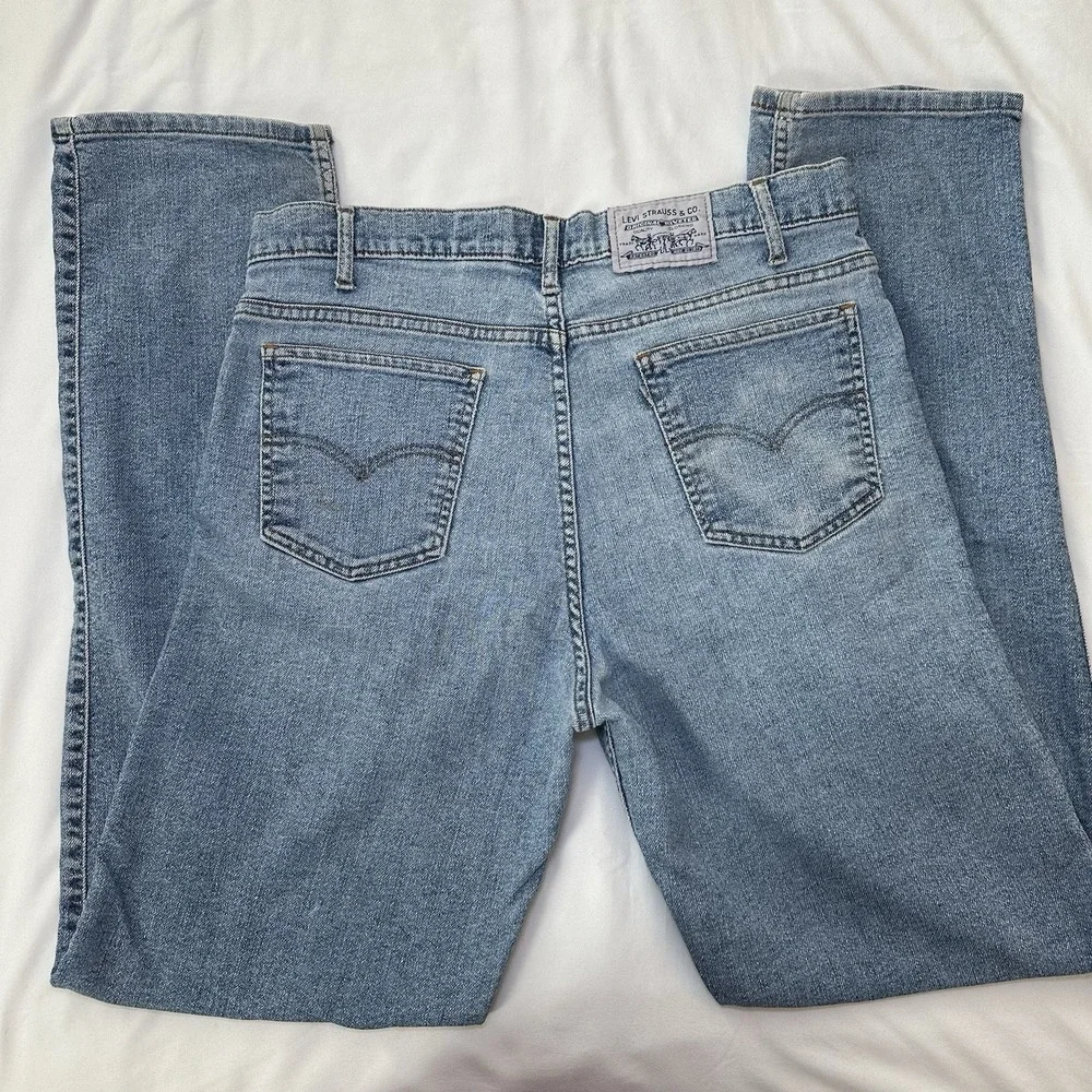 Vintage Levis Jeans Mens 34x34 Flex Y2K 90s Original Riveted Denim‎